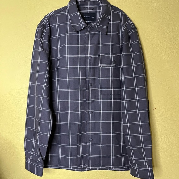 New Club Monaco Mens Thick/warm Pinstriped Jacket! - Picture 1 of 10